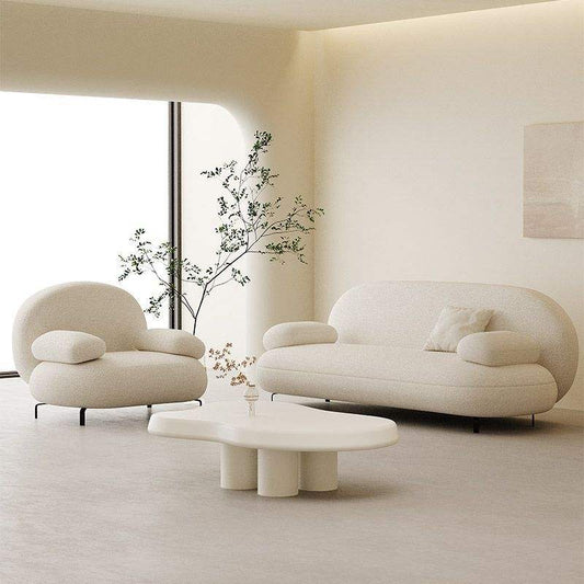 Minimalistic Microfiber Modern Sofa Set / Ruchi