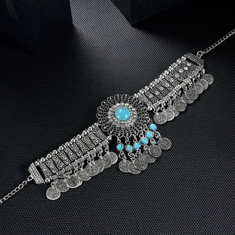 Crystal Beaded Choker Necklace / Ruchi