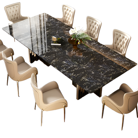Rectangular Marble Modern Dining Table Set / Ruchi