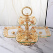 Fruit Stand With 4 Glass Trays For Party / Ruchi