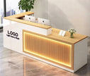 Modern Wooden LED Reception Desk