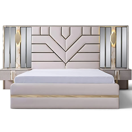 Modern Fabric Bedroom Set / Ruchi