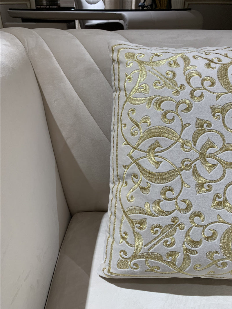 Royal Comfort Logo Designed 1-2-3 Fabric Sofa Set / Ruchi