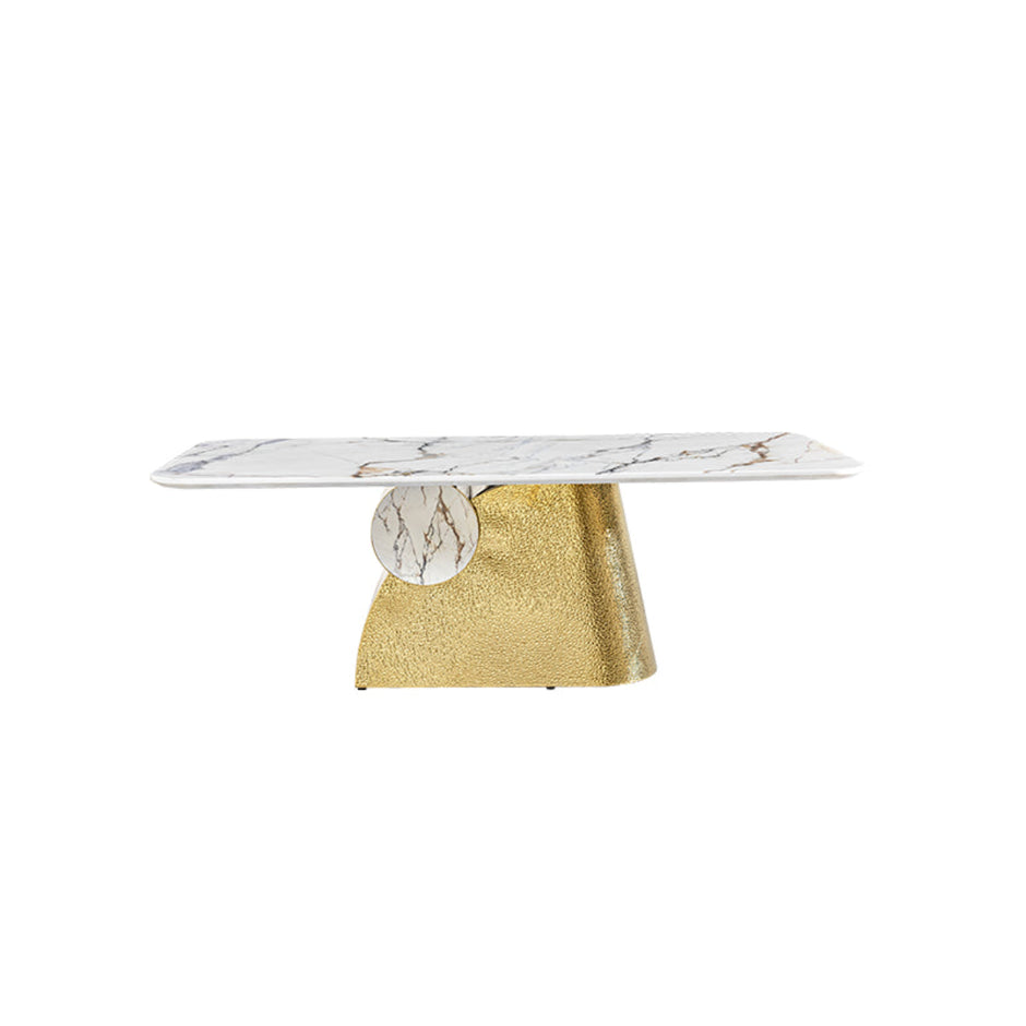 Contemprorary Marble Dining Table Set For 6 / Ruchi