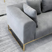 Modern Velvet Wooden Sofa Set / Ruchi