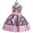Sleeveless Floral Design Polyester Girl Kids Dress / Ruchi
