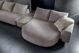 L-Shaped Sectional Sofa With Boucle Fabric Upholstery / Ruchi