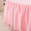 Cotton Round Bedsheet Skirt And Pillowcases / Ruchi