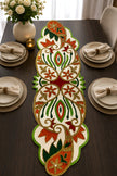 Handmade Paisley Beaded Table Runner / Ruchi