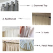 Modern Velvet Window Curtain For Bedroom / Ruchi