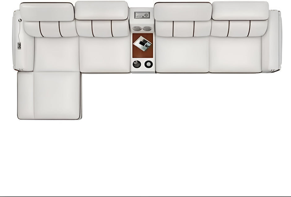 Multi-functional Sectional Leather Sofa