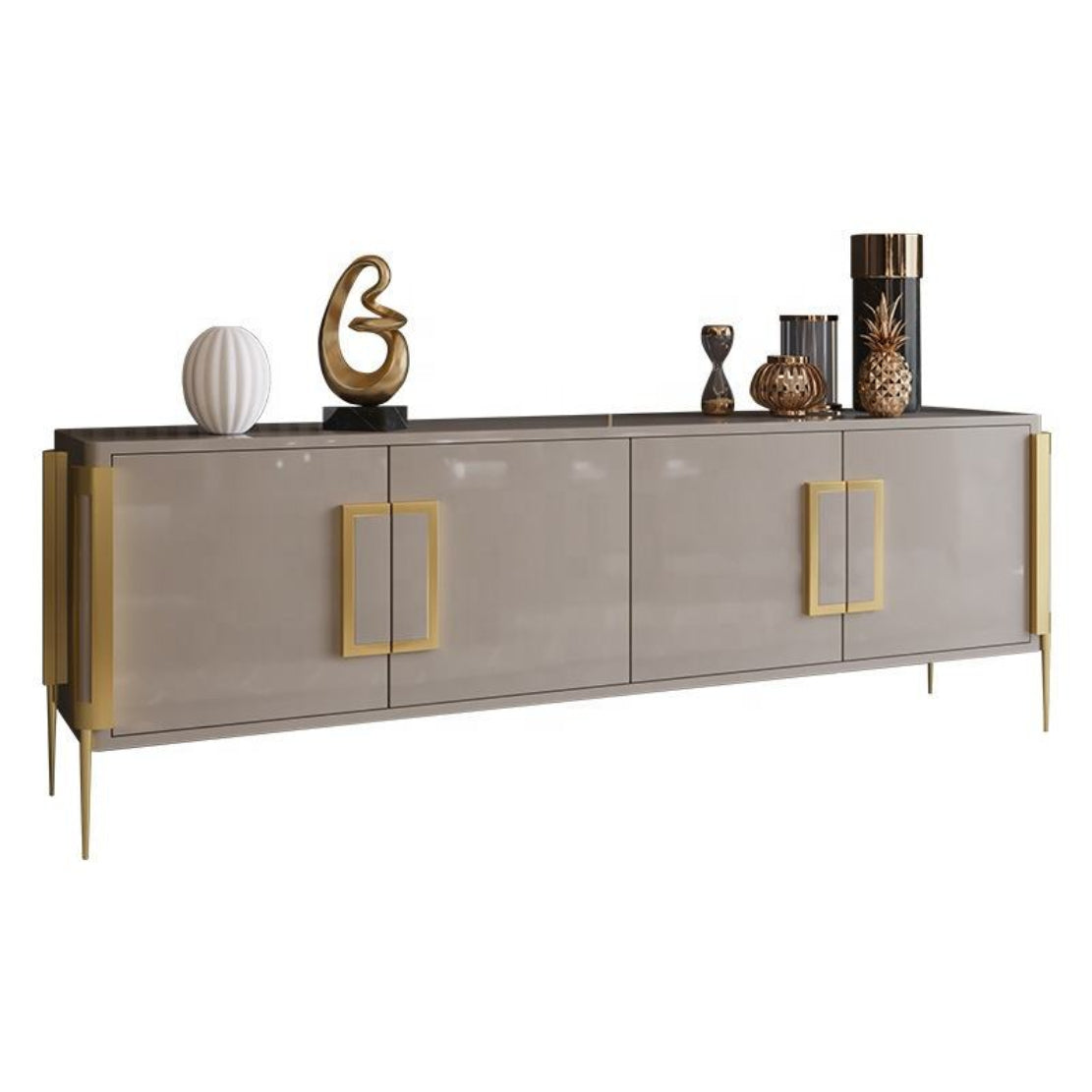Modern Wooden TV Stand With Storage