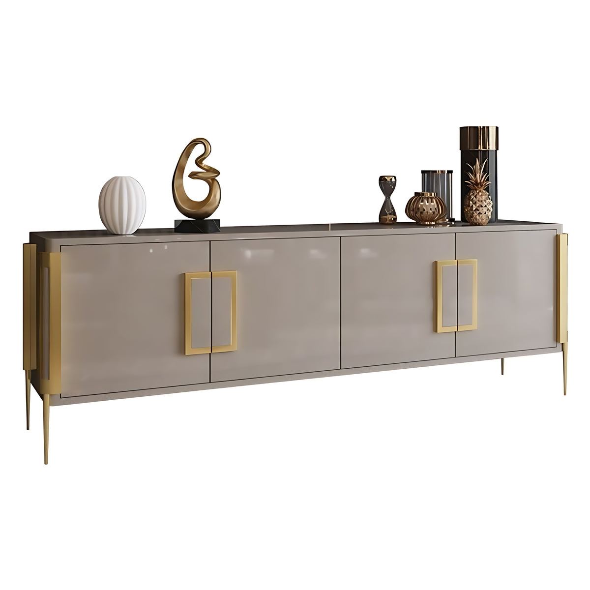 Modern Wooden TV Stand With Storage / Ruchi