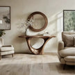 Vintage Handcrafted Wooden Accent Table / Ruchi