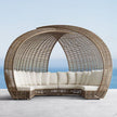 Modern Rattan Patio Sofa / Ruchi