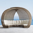 Modern Rattan Patio Outdoor Sofa Bed / Ruchi