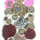 Enchanting Floral Patch Embroidered Handcrafted Beaded Table Runner / Ruchi