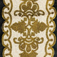Gold White Scalloped Beaded Runner / Ruchi