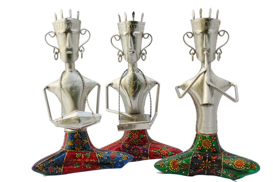 Modern Musician Statues Set For Living Room / Ruchi