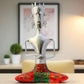 Decorative Metal Statue Playing Khanjani / Ruchi