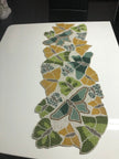 Enchanted Butterfly Beaded Table Runner / Ruchi