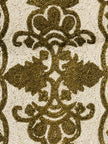 Gold White Scalloped Beaded Runner / Ruchi