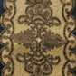 Gold Beige Beaded Oval Runner / Ruchi