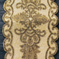 Gold Beige Beaded Oval Runner / Ruchi