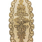 Gold Beige Beaded Oval Runner / Ruchi