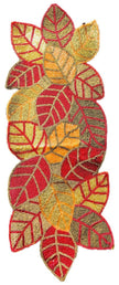 Floral Patch Cutwork Beaded Runner / Ruchi
