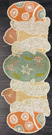 Handwoven Meticulously Crafted Beaded Runner / Ruchi