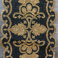 Stunning Gold And Black Beaded Oval Table Runner / Ruchi