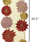Affluent Colorful Floral Beaded Table Runner / Ruchi