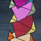Colorful Kite Embroidered Beaded Runner / Ruchi
