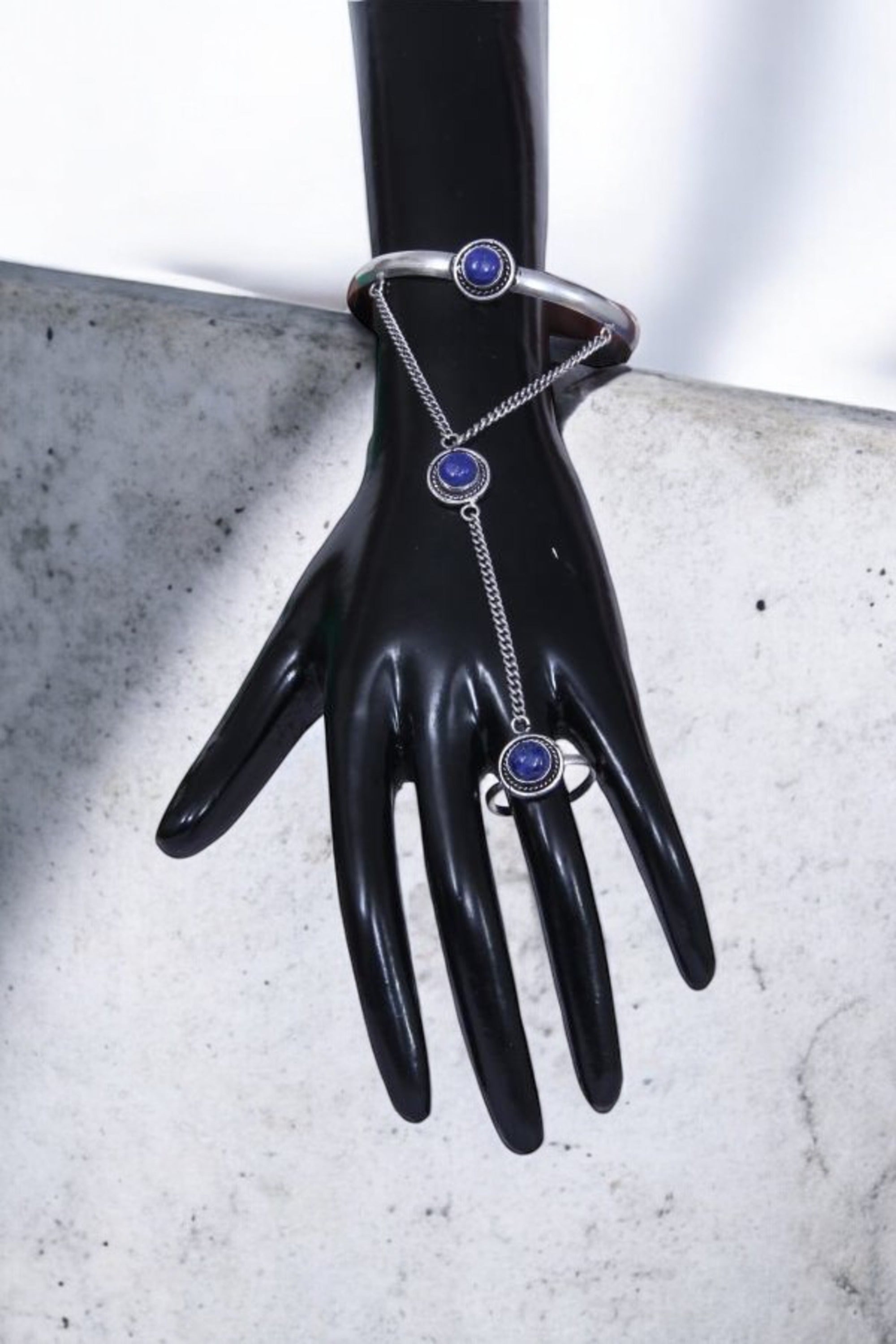 Bracelet With Ring Chain Bracelet / Ruchi