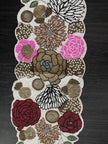 Floral Patch Handcrafted Beaded Runner / Ruchi