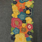 Multicolor Beaded Fabric Table Runner / Ruchi
