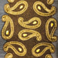 Gold Brown Paisley Beaded Runner / Ruchi