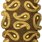 Gold Brown Paisley Beaded Runner / Ruchi