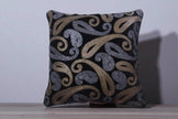 Shiny Thread Work Velvet Cushion Covers / Ruchi
