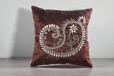 Artful Embroidered Velvet Cushion Covers / Ruchi