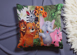 Jungle Print Cotton Cushion Covers / Ruchi