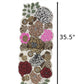 Enchanting Floral Patch Embroidered Handcrafted Beaded Table Runner / Ruchi