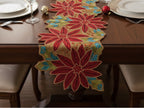 Leafy Floral Beaded Table Runner / Ruchi