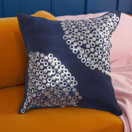 Hand Embroidered 16 Inches Cushion Cover / Ruchi