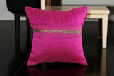 Pink Short Plush Cushion Covers / Ruchi