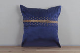 Pleated Silk Stylish Cushion Cover / Ruchi