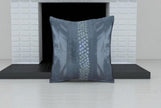 Muted Grey Silk Cushion Covers / Ruchi