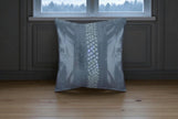 Muted Grey Silk Cushion Covers / Ruchi