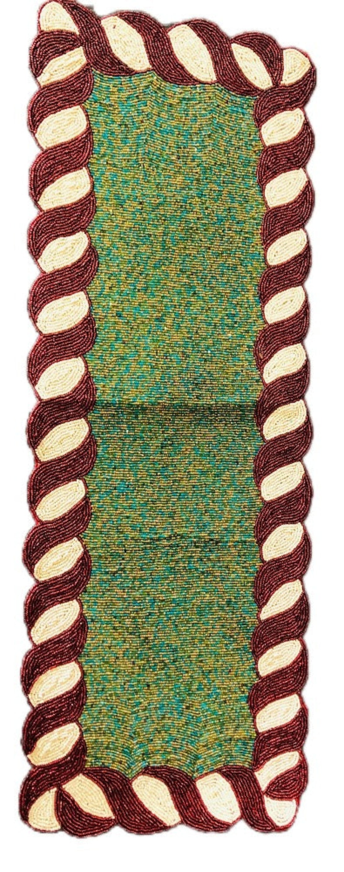Elegant Beaded Table Runner Decor / Ruchi 